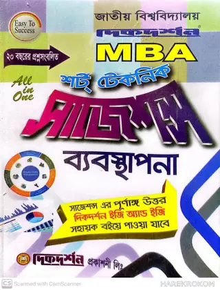 ব্যবস্থাপনা - মাস্টার্স ফাইনাল - শর্ট টেকনিক সাজেশন্স - দিকদর্শন প্রকাশনী লিঃ